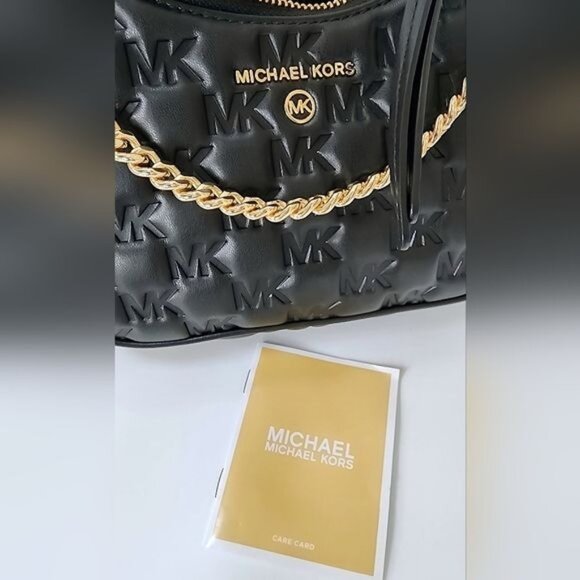 MICHAEL KORS Jet Set Charm Small Chain Quilted Puffer Pouchette Shoulder… - Picture 7 of 11